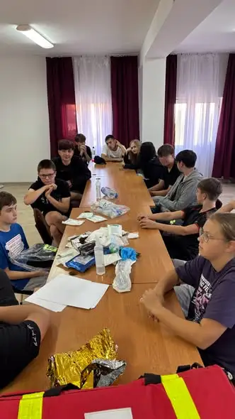 Młodzieżowa Drużyna Pożarnicza z Baligrodu szkoliła się z pierwszej pomocy