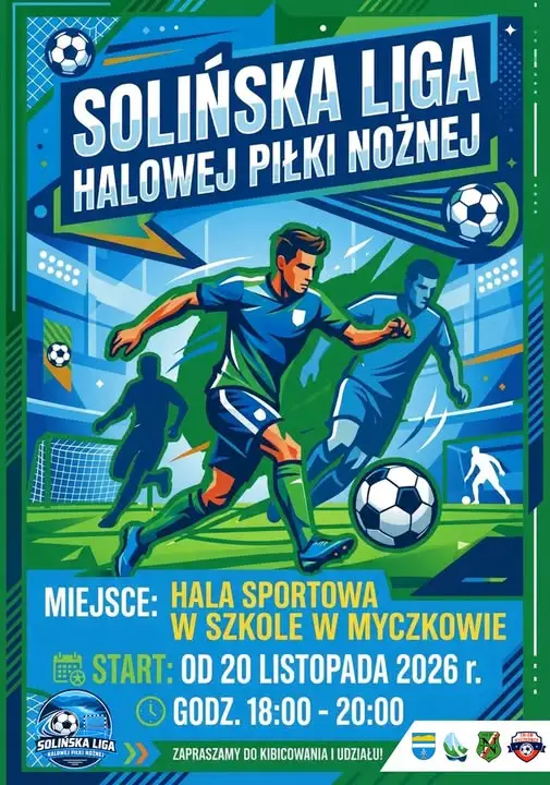 Solińska Liga Halowej Piłki Nożnej wraca na parkiet – start 20 listopada w Myczkowie