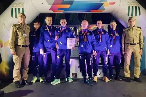 Strażak z Podkarpacia na podium Mistrzostw Polski w Biegu Ulicznym