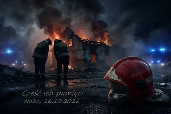 Tragedia w Nisku: dwaj strażacy zginęli podczas akcji ratowniczo-gaśniczej