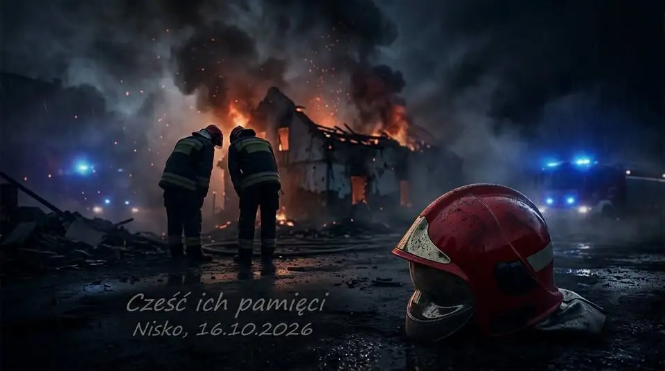 Tragedia w Nisku: dwaj strażacy zginęli podczas akcji ratowniczo-gaśniczej
