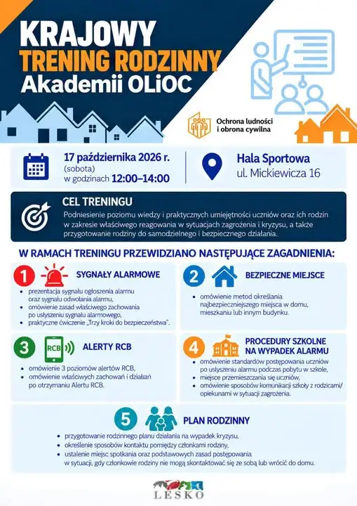 Krajowy Trening Rodzinny Akademii OLiOC w Lesku – już dziś!