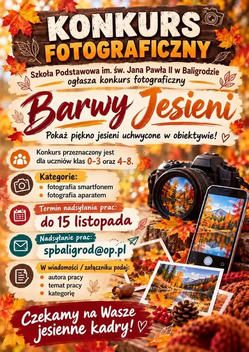 Konkurs fotograficzny w Baligrodzie – szansa dla młodych talentów