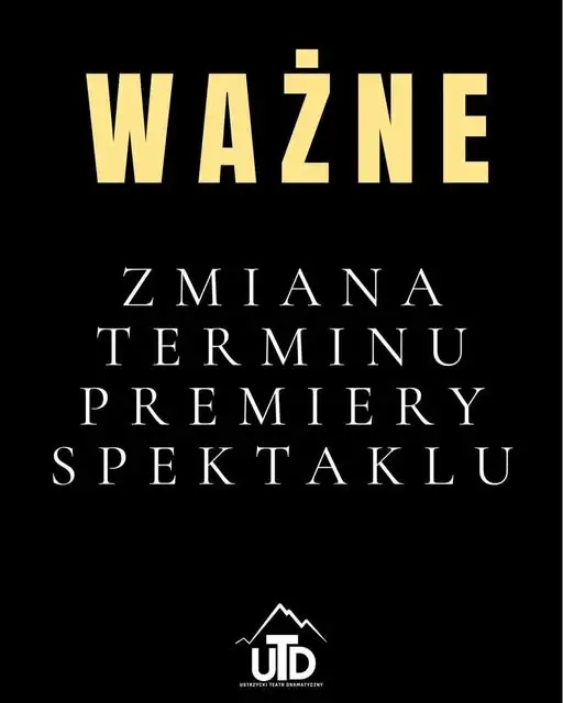 Spektakl „Pralnia Heleny” w Ustrzykach Dolnych przełożony na luty