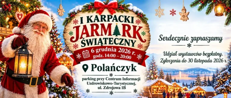 I Karpacki Jarmark Świąteczny w Polańczyku – zaproszenie dla wystawców