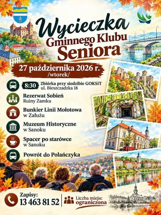 Wycieczka Gminnego Klubu Seniora w Polańczyku – 27 października